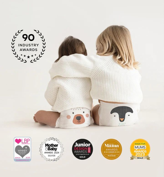 Scutece Hipoalergenice Eco Kit&Kin, Marimea 5, 11 kg+ , 112 buc [6]