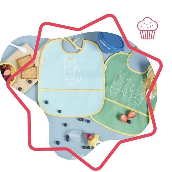 Set 2 bavetici cu animalute [3]