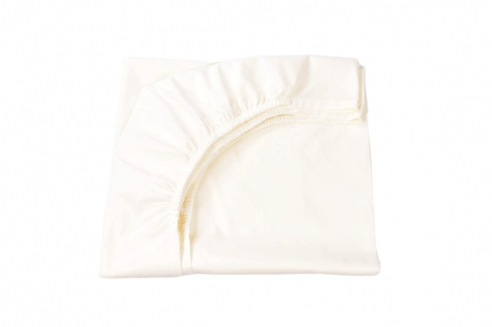Set 2 cearsafuri patut 90x50 cm bumbac 100% crem -  galben [2]
