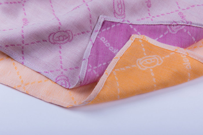 Set 2 Scutece Multifunctionale, 45x45cm, Casmir vegetal, Orange & Purple [5]