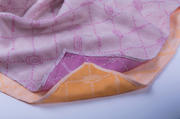Set 2 Scutece Multifunctionale, 45x45cm, Casmir vegetal, Orange & Purple [6]