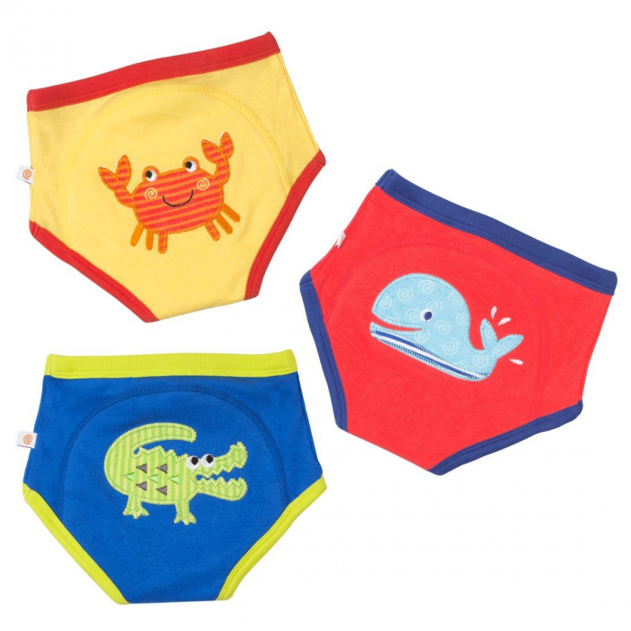 Set 3 Chilotei Antrenament, Zoocchini, Baiat, 2-3 ani, 100% Bumbac Organic, Ocean [2]