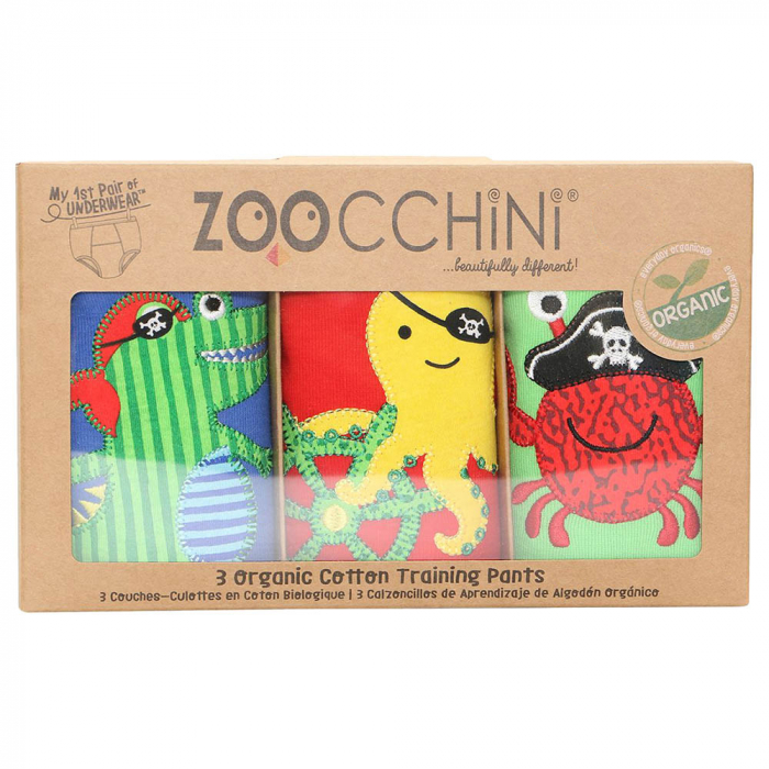 Set 3 Chilotei Antrenament, Zoocchini, Baiat, 3-4 ani, 100% Bumbac Organic, Pirates [2]