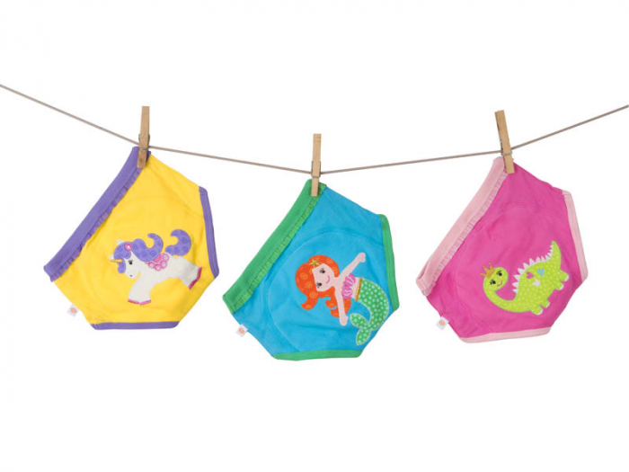 Set 3 Chilotei Antrenament, Zoocchini, Fetita, 2-3 ani, 100% Bumbac Organic, Magic [4]