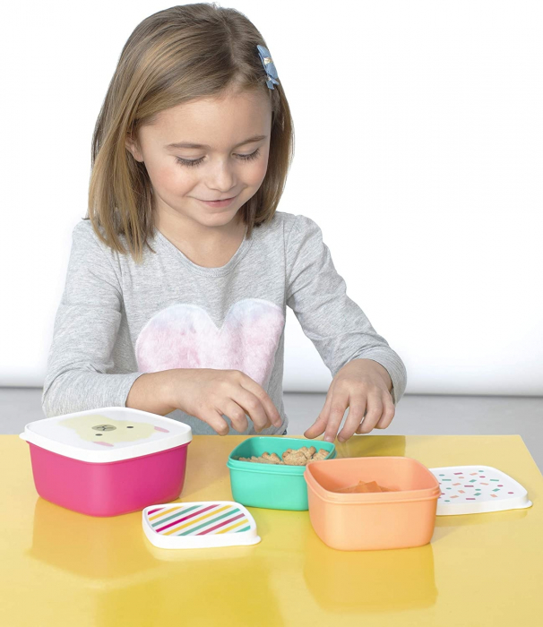 Set 3 cutii pentru pranz  Lama [5]