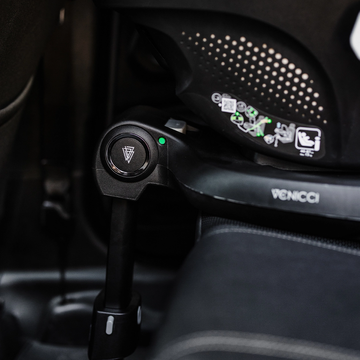 Set Auto Venicci Tiago 360 i-Size (Scoică + Bază) – Black Edition [2]