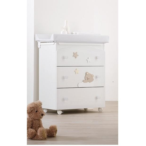 Set camera bebe  comoda si patut Mars 2 piese Azzurra [2]