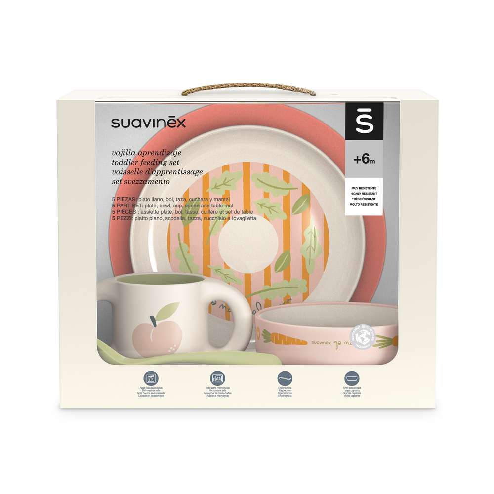 Set de hraire Go Natural, +6 luni, Piersica, Suavinex [4]