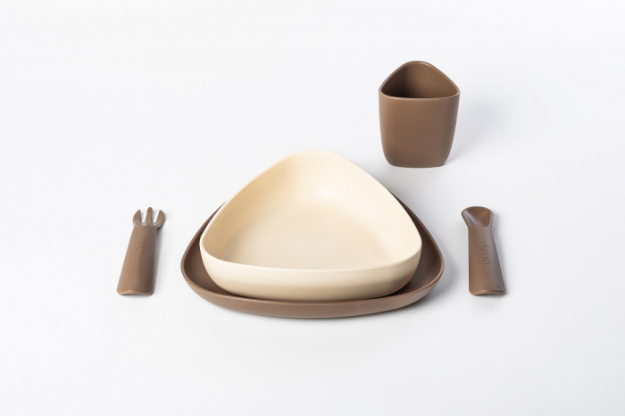 Set de masa Prima Pappa, eKoala, BIOplastic, Brown [4]