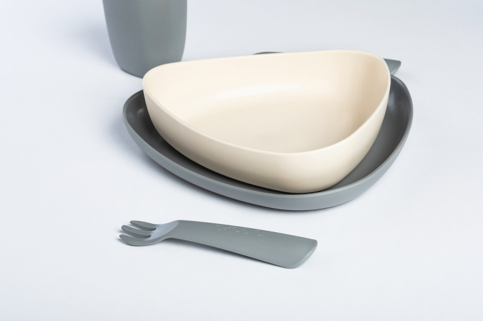 Set de masa Prima Pappa, eKoala, BIOplastic,  Grey [4]