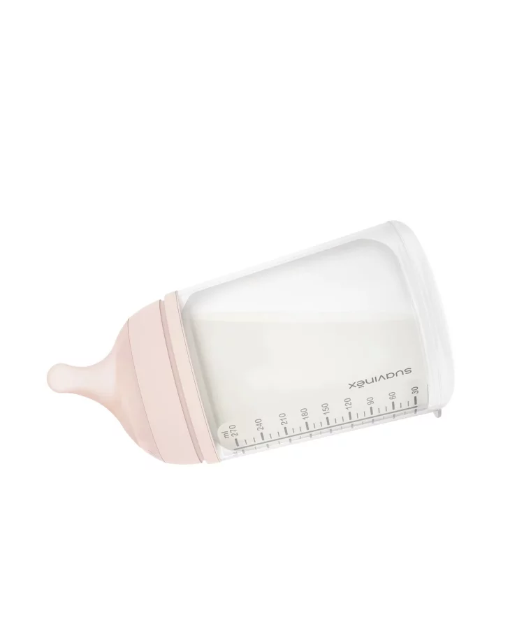 SET DE START Suavinex  Biberon 180 ML VARIABIL + SUZETĂ - de la 0 pana  la 2 luni M ZERO ZERO [3]