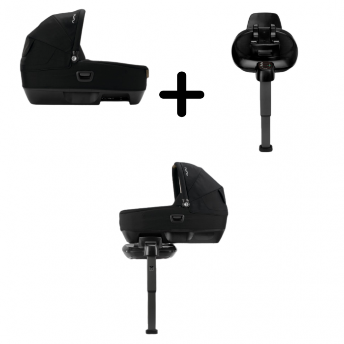 Set Landou CARI next Caviar, 40-70 cm + Baza isofix BASE next i-Size pentru CARI next [2]