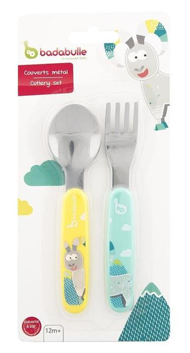 Set lingura si furculita de Inox Blue Chamois [2]