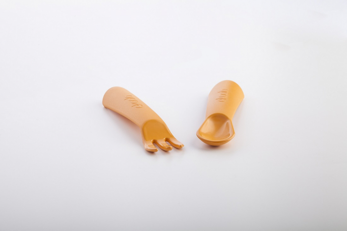 Set lingurita si furculita, eKoala, BIOplastic, Orange [4]