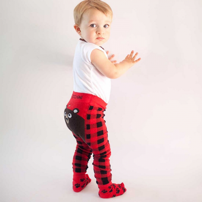 Set pantaloni si soseste antiderapante, Zoocchini, 12-18 Luni â€“ Bear [2]