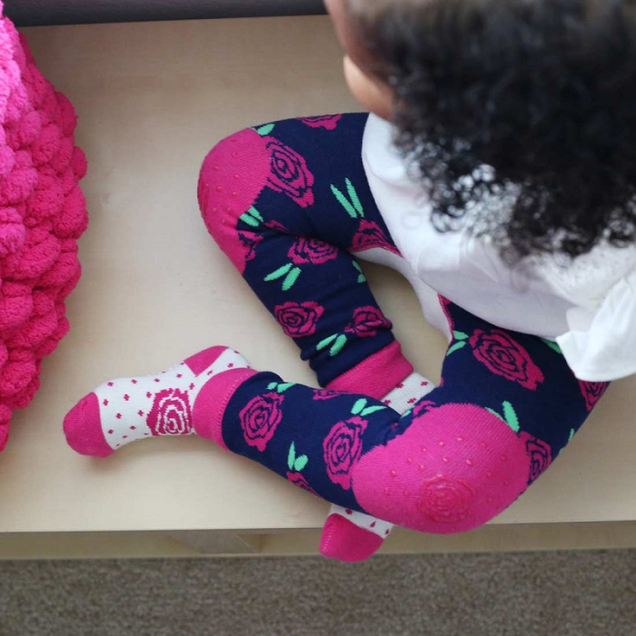 Set pantaloni si soseste antiderapante, Zoocchini, 12-18 Luni â€“ Bunny [3]
