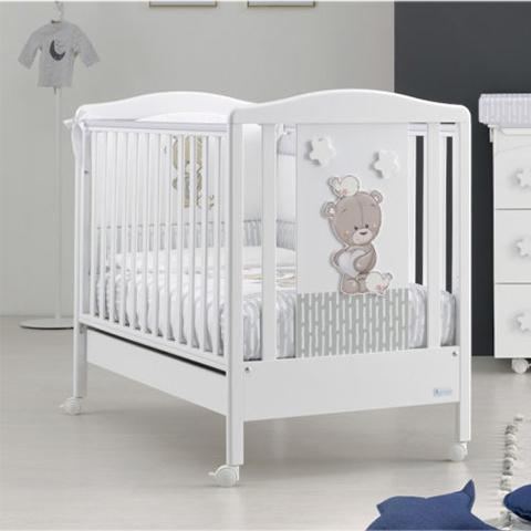 Set pentru camera bebelului Patut si comoda multifuncionala cu salteluta de infasat, cadita detasabila, trei sertare [4]