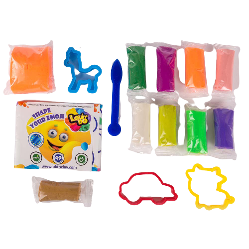 Set plastilina 100% ECO, Lovin'Do - 10 culori si forme de modelaj [3]