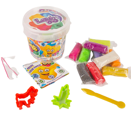 Set plastilina 100% ECO, Lovin'Do - 10 culori si forme de modelaj - culori asortate [2]