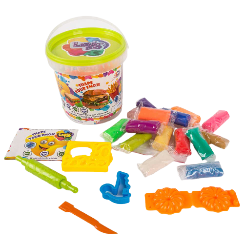 Set plastilina 100% ECO, Lovin'Do - 15 culori, 375gr si accesorii de modelaj - Model 2 [2]