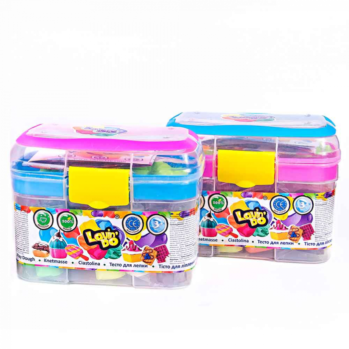 Set plastilina 100% ECO, Lovin'Do  - 22 culori si forme de modelaj [2]