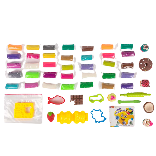 Set plastilina 100% ECO, Lovin'Do - 35 culori, 700gr si accesorii de modelaj [4]