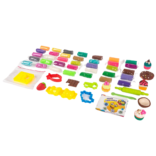 Set plastilina 100% ECO, Lovin'Do - 35 culori, 700gr si accesorii de modelaj [3]