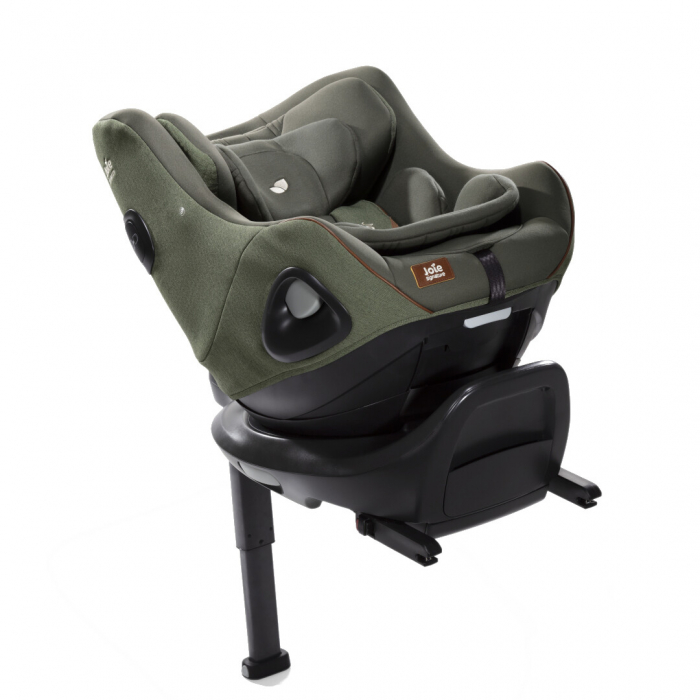 Set scaun auto rotativ i-Size Joie i-Harbour Signature Pine, 40-105 cm + Baza i-Size i-Base Encore, testat ADAC si certificat R129 de la nastere pana la 4 ani [12]