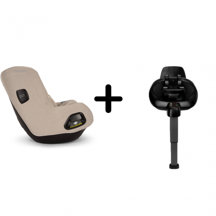 Set Scaun auto rotativ NUNA  i-Size TODL next biscotti, 40-105 cm + Baza isofix BASE next i-Size pentru TODL next [3]