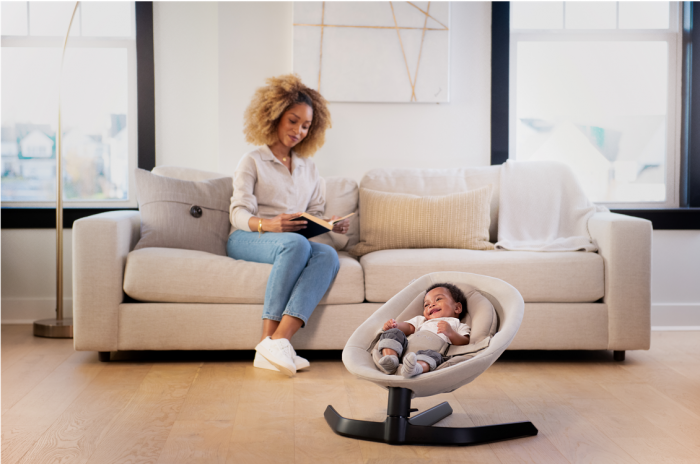 Sezlong balansoar leagan NUNA  Leaf  Hazelwood [12]