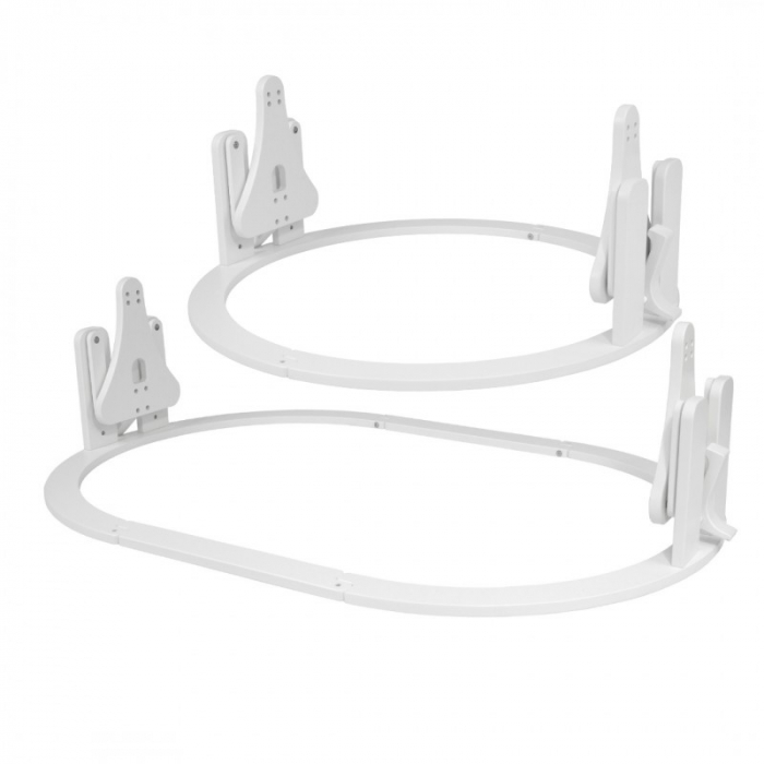 Sistem leganare pentru patut multifunctional  waldin patut - multifunctioal oval  - ALB- [4]
