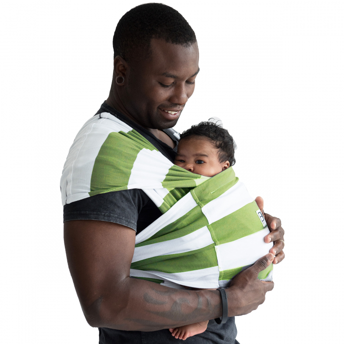 Sistem Purtare Baby K'tan Baby Carrier Print - OLIVE STRIPE - Marimea XS [3]