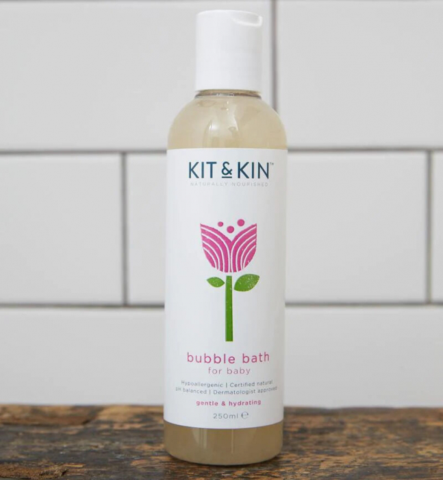 SPUMA DE BAIE NATURALA PENTRU BEBELUSI KIT&KIN 250ML [3]
