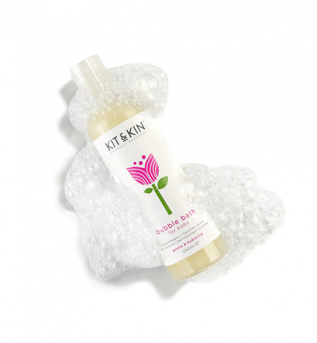 SPUMA DE BAIE NATURALA PENTRU BEBELUSI KIT&KIN 250ML [4]