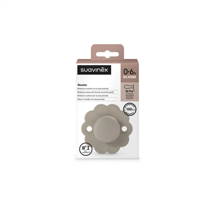 Suavinex SUZETĂ FIZIOLOGICĂ SX PRO  de 0-6 Luni RAW UMBER [3]