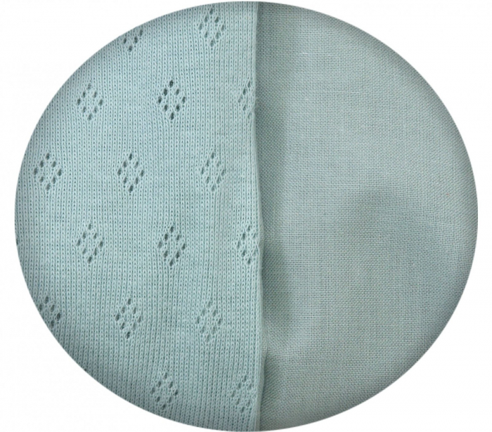 Suport de dormit Babynest, Reversibil, 70x45 cm, Bumbac Tricot Verde [3]