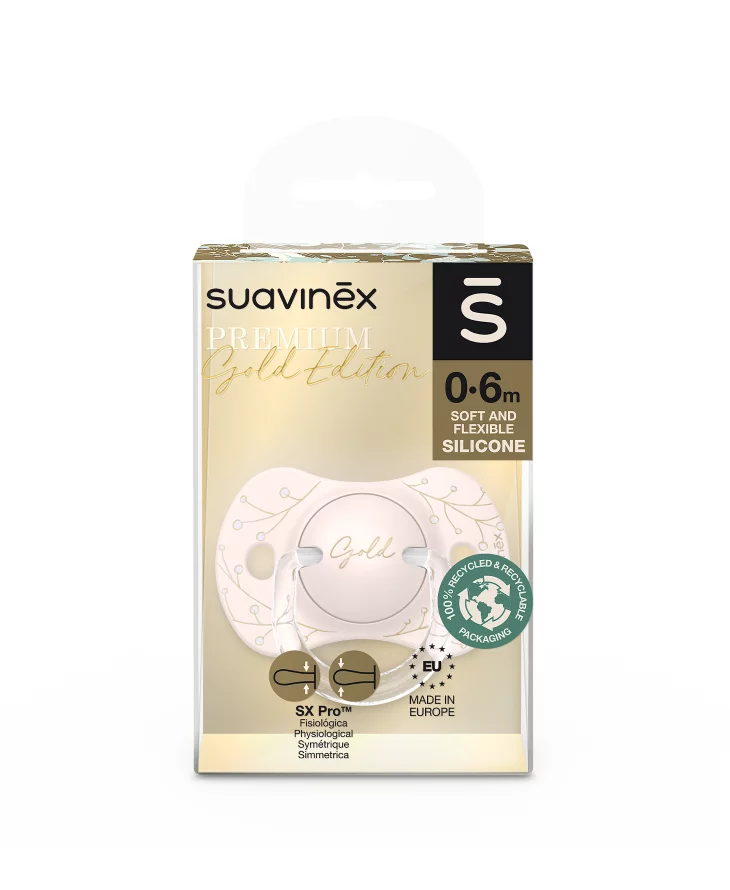 SUZETĂ FIZIOLOGICĂ SX PRO din silicon 0-6 luni Albastru Gold Premium [3]