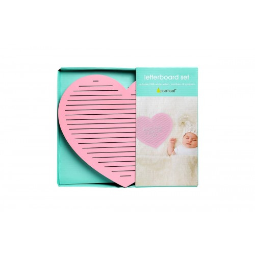 Tabla decorativa inimioara cu litere pentru personalizare- bebelusi [2]