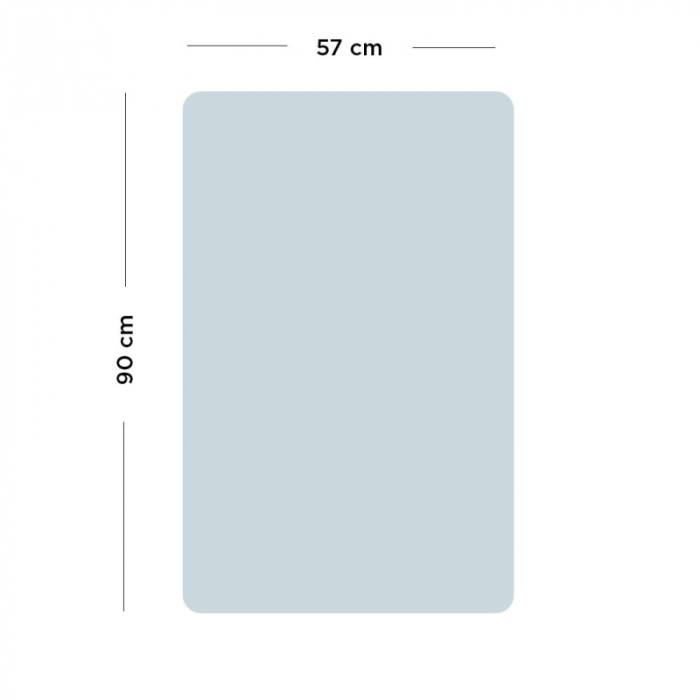 Tabla magnetica dreptunghiulara bleu ciel [4]