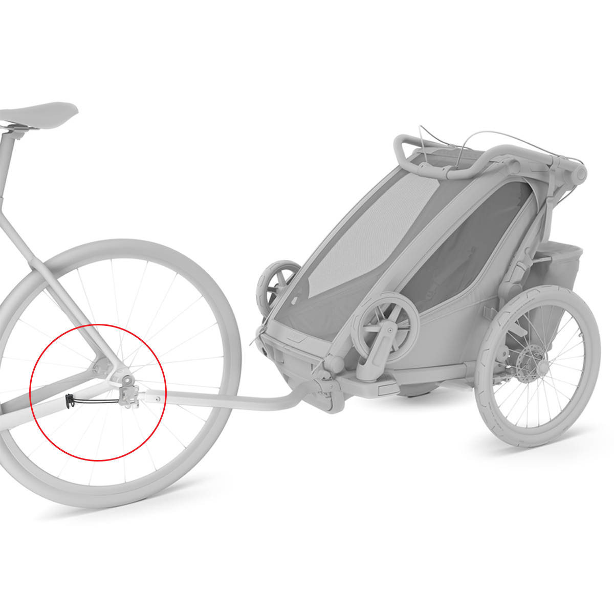 Thule Axle Mount ezHitch plate with Quick Release- placa montaj osie cu eliberare rapida [2]