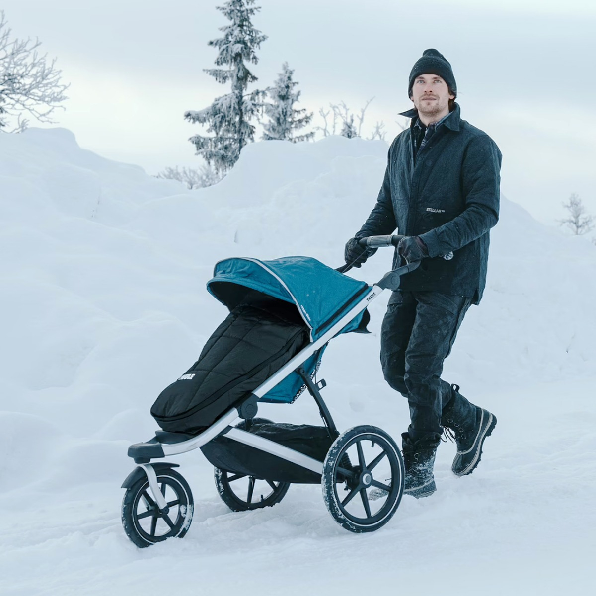 Thule Footmuff Sport - Sac de dormit pentru copil, culoare Black [4]