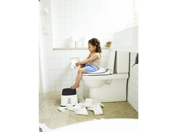 Treapta inaltator pentru baie Step Stool White/Black [2]