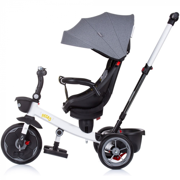 Tricicleta Chipolino Pegas cu sezut reversibil platinum recomandata de la 1 an + [7]
