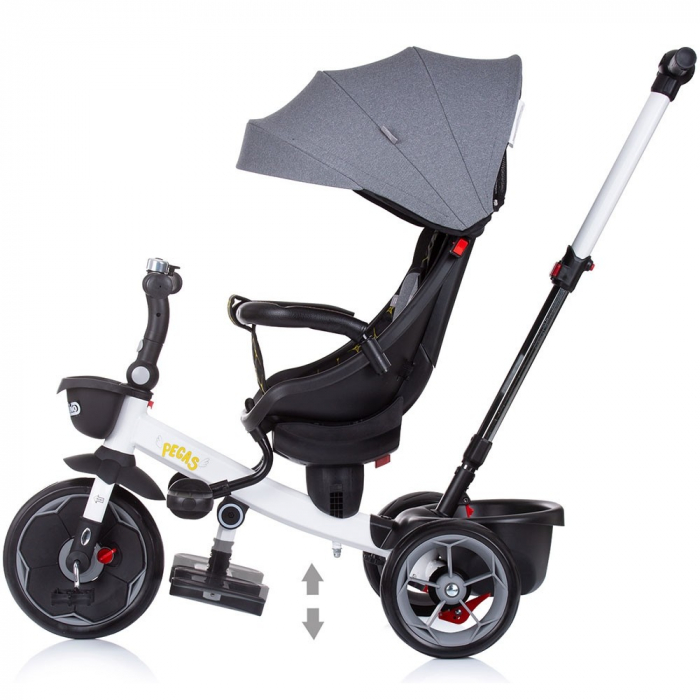 Tricicleta Chipolino Pegas cu sezut reversibil platinum recomandata de la 1 an + [3]
