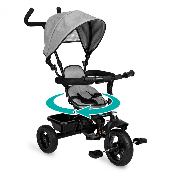 Tricicleta Momi, MILA 5 in 1, Grey [3]
