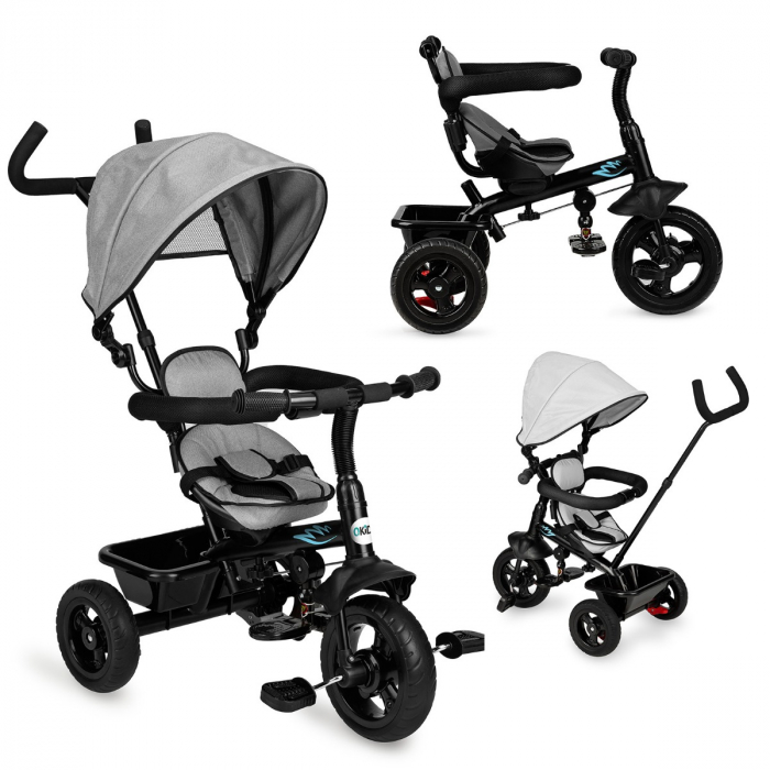 Tricicleta Momi, MILA 5 in 1, Grey [5]