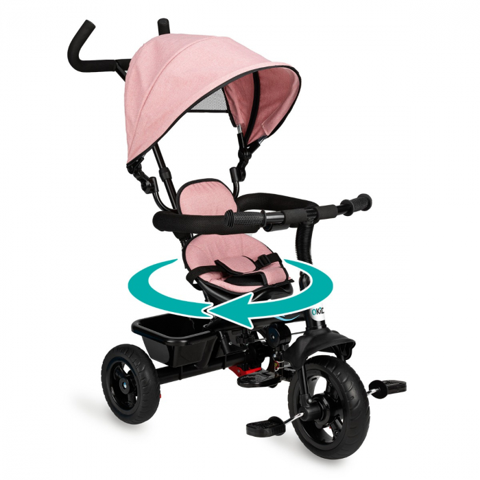 Tricicleta MoMi, MILA  5 in 1, Pink [2]