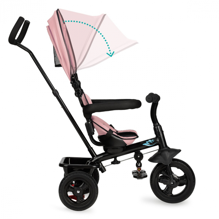 Tricicleta MoMi, MILA  5 in 1, Pink [4]