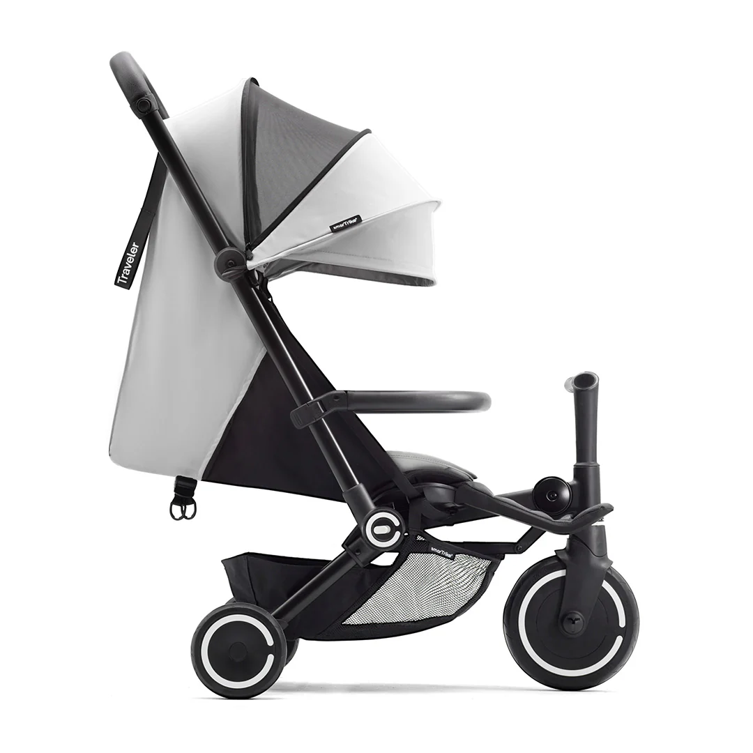 Tricicletă multifuncțională, 4 in 1, SmartTrike Traveler Culoare: Off white [2]
