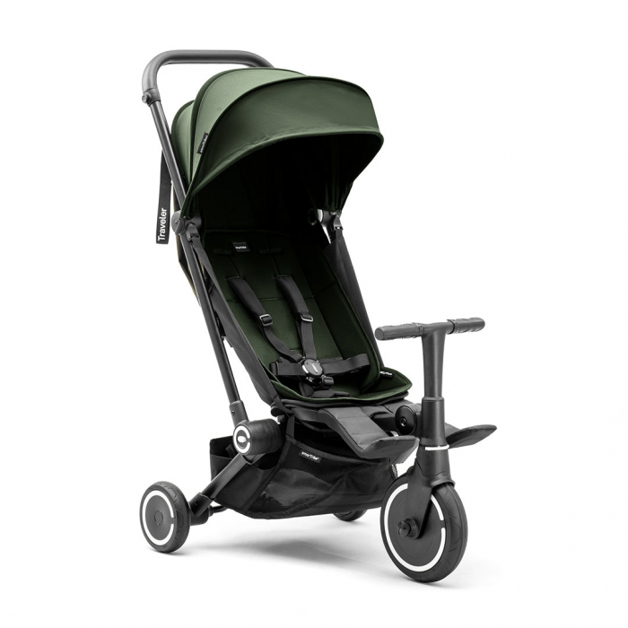Tricicletă multifuncțională, 4 in 1, SmartTrike Traveler Culoare: Olive [3]